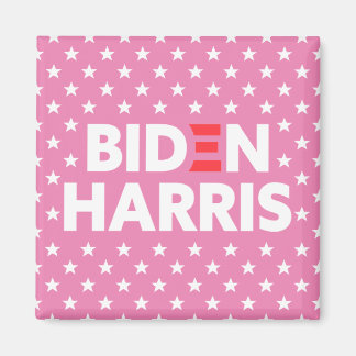 Aimant Biden / Harris Stars Motif rose