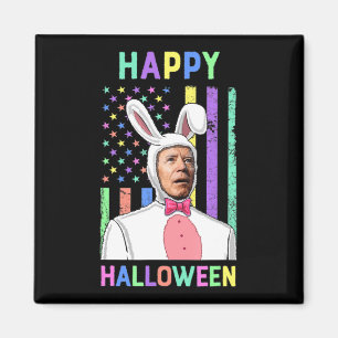 Aimant Biden Pâques Joyeux Halloween Bunny Joe Drapeau de