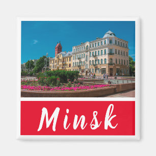 Aimant Biélorussie Б е л а р с у Minsk Architecture Mag