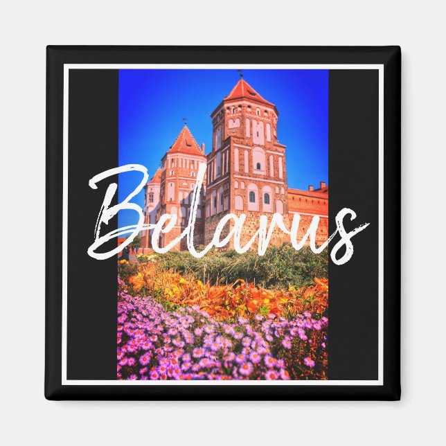 Aimant Biélorussie Architecture du château de Mir Nature  (Devant)