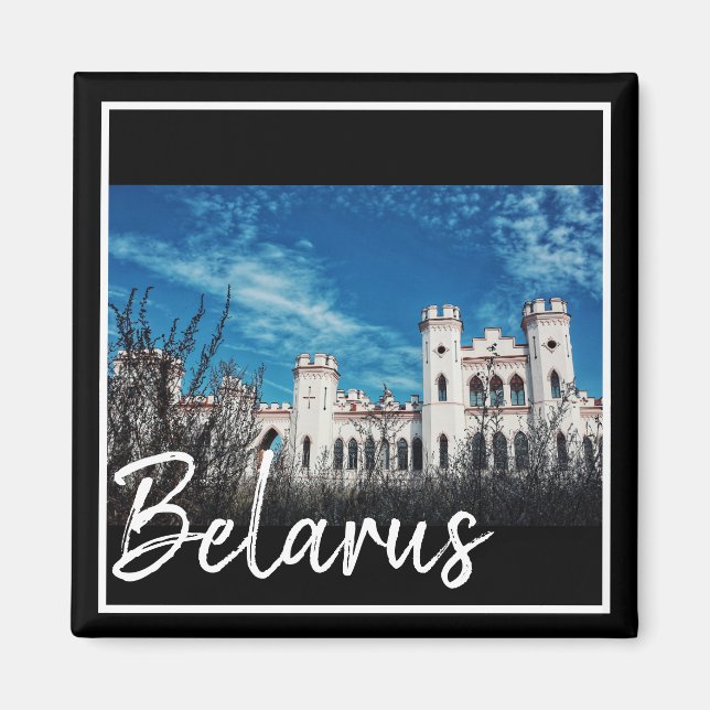 Aimant Biélorussie Architecture Kosava Palace Castle Magn (Devant)