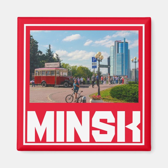Aimant Biélorussie Minsk М и н с к Architecture Cityscape (Devant)