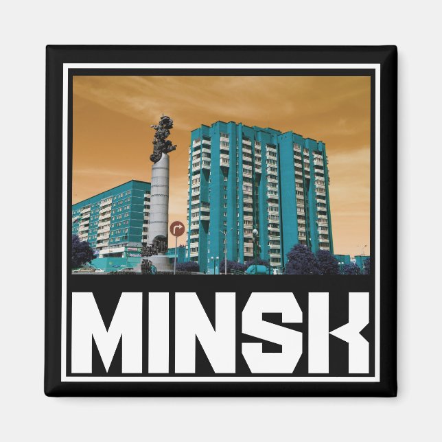 Aimant Biélorussie Minsk Architecture Cityscape (Devant)