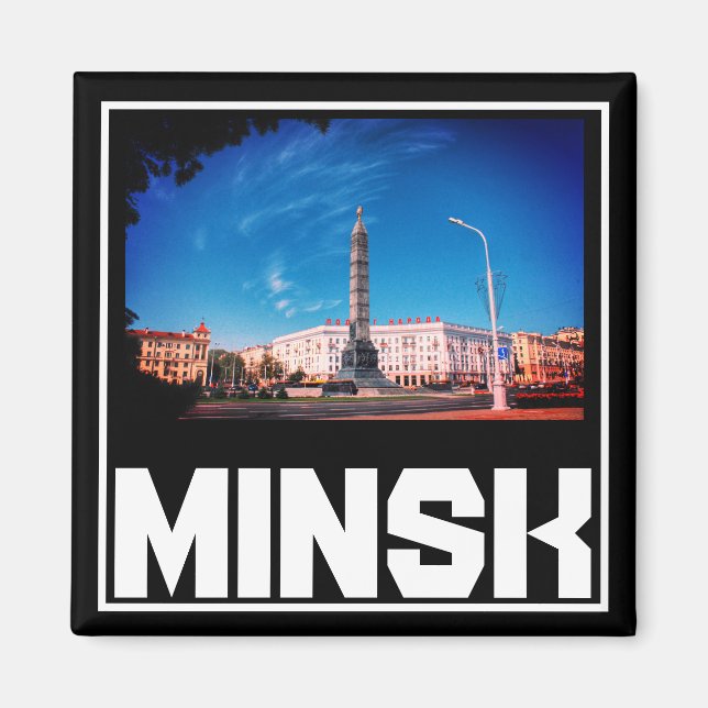 Aimant Biélorussie Minsk Architecture Cityscape (Devant)