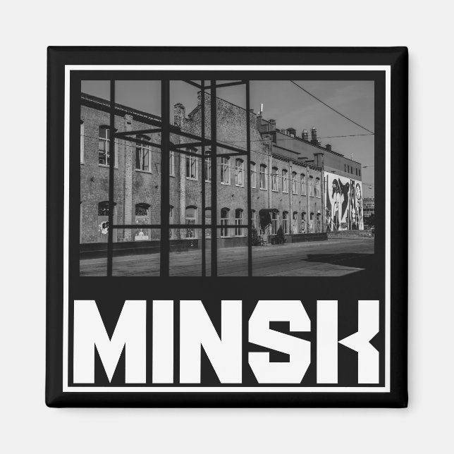 Aimant Biélorussie Minsk Architecture Cityscape (Devant)