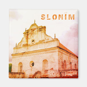 Aimant Biélorussie Slonim Grande Synagogue Architecture