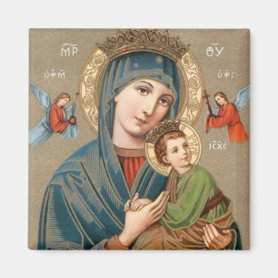 Aimant Bienheureuse Vierge Marie avec Enfant Jésus Icon M