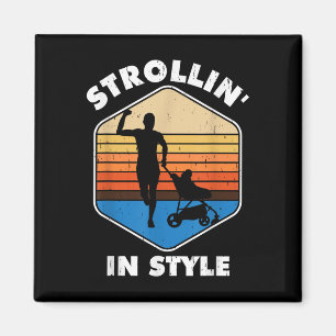 Aimant Bientôt Être Papa Strollin & #39; Dans Le Style Pè