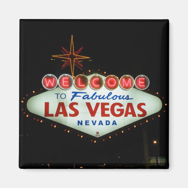 Aimant Bienvenue à Fabulous Las Vegas - Nevada (Devant)