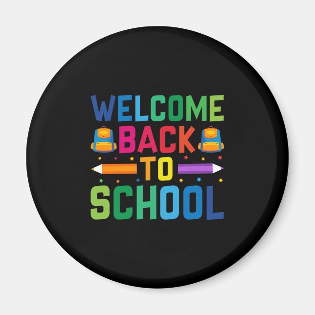 Aimant Bienvenue À L'École (Devant)