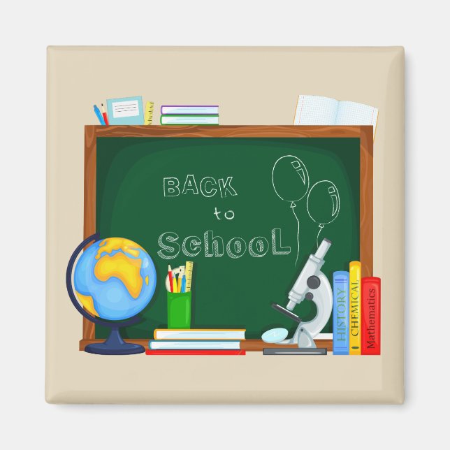 Aimant Bienvenue à l'école (Devant)