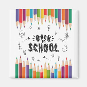 Aimant Bienvenue À L'École Chemise, Premier Jour De L'Éco