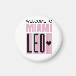 Aimant Bienvenue à Miami Leo 10 - GOAT 