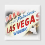 Aimant Bienvenue à notre Fabulous Las Vegas Mariage Magne<br><div class="desc">Bienvenue à notre Fabulous Las Vegas Mariage Magnet avec B&G</div>