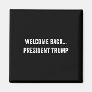 Aimant Bienvenue Byck... Élection 2024 R du président amé