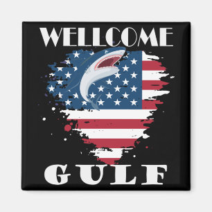 Aimant Bienvenue Golfe Des États-Unis D'Amérique