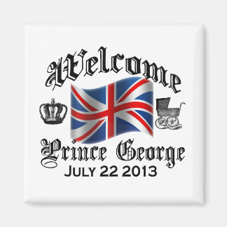 Aimant Bienvenue Prince George 22 juillet