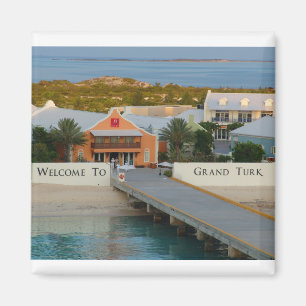 Aimant Bienvenue sur l'aimant de Grand Turk