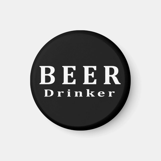 Aimant Bière, buveur de bière (Devant)
