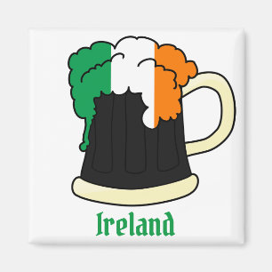 Aimant Bière Guinness Drapeau Irlandais