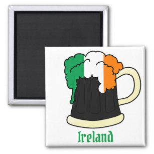 Aimant Bière Guinness Drapeau Irlandais