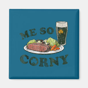 Aimant Bière ringarde corned-beef et chou de la Saint-Pat