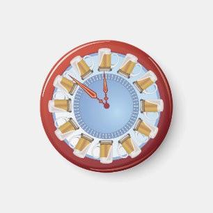 Aimant BIÈRES O' Horloge