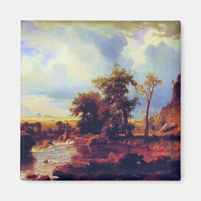 Aimant Bierstadt - Fourche nord de Platte, Nebraska (Devant)