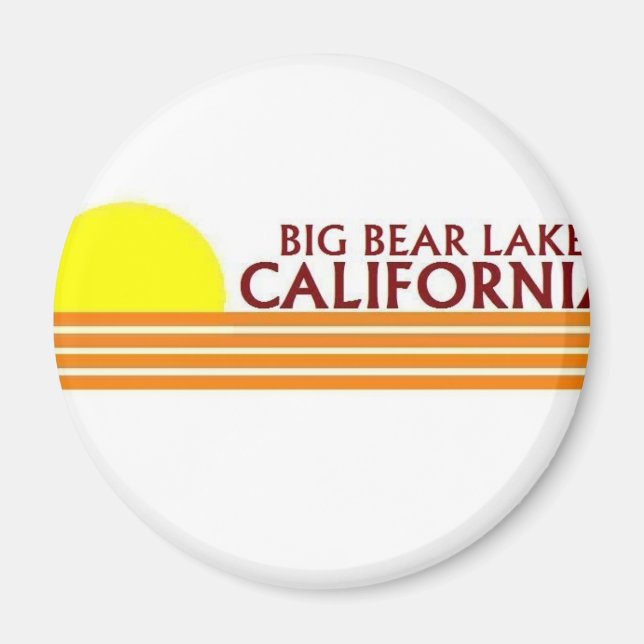 Aimant Big Bear, Californie (Devant)