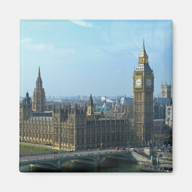 Aimant Big Ben et les Chambres du Parlement Londres (Devant)