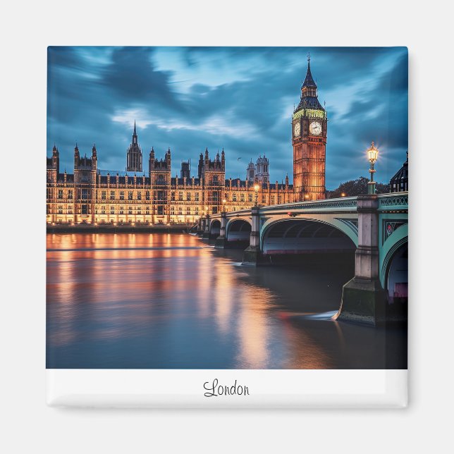 Aimant Big Ben, Londres. (Devant)