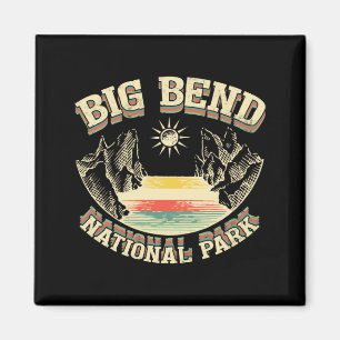 Aimant Big Bend National Park Retro