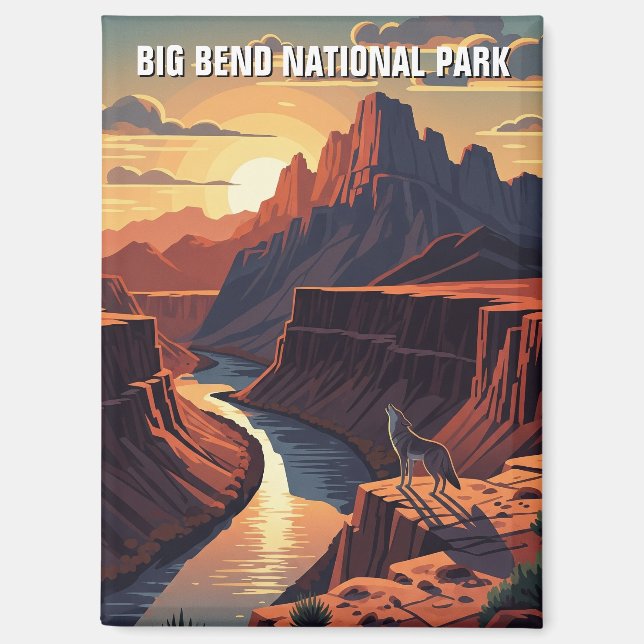 Aimant Big Bend National Park Travel (Recto)
