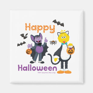 Aimant Big Bird et le Comte Joyeux Halloween