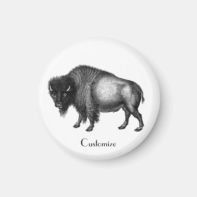 Aimant Big Bison Buffalo Thunder-Cove (Devant)