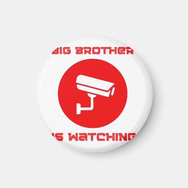 Aimant Big Brother regarde  1984 ingsoc (Devant)