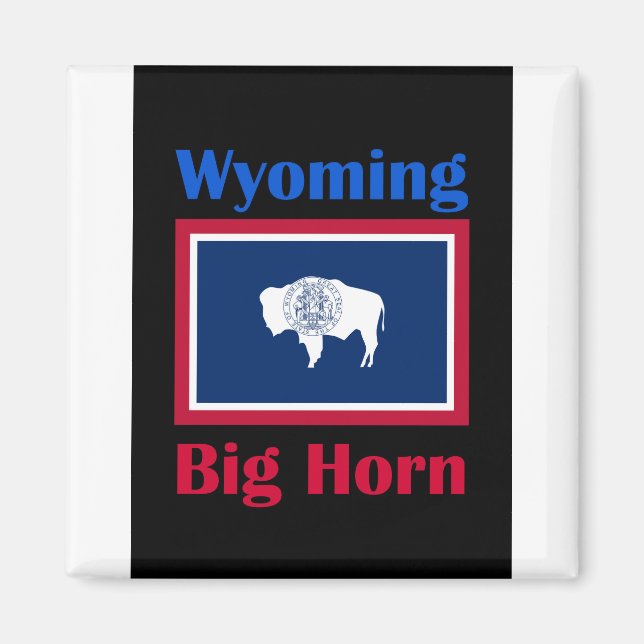Aimant Big Horn Wyoming (Devant)