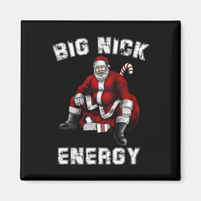 Aimant Big Nick Energy Fun Père Noël Noël (Devant)