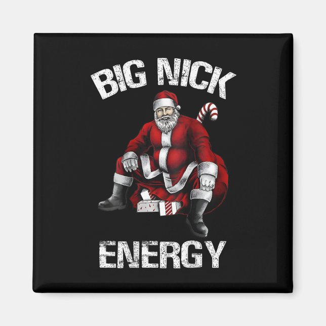 Aimant Big Nick Energy Fun Père Noël Noël 2 (Devant)