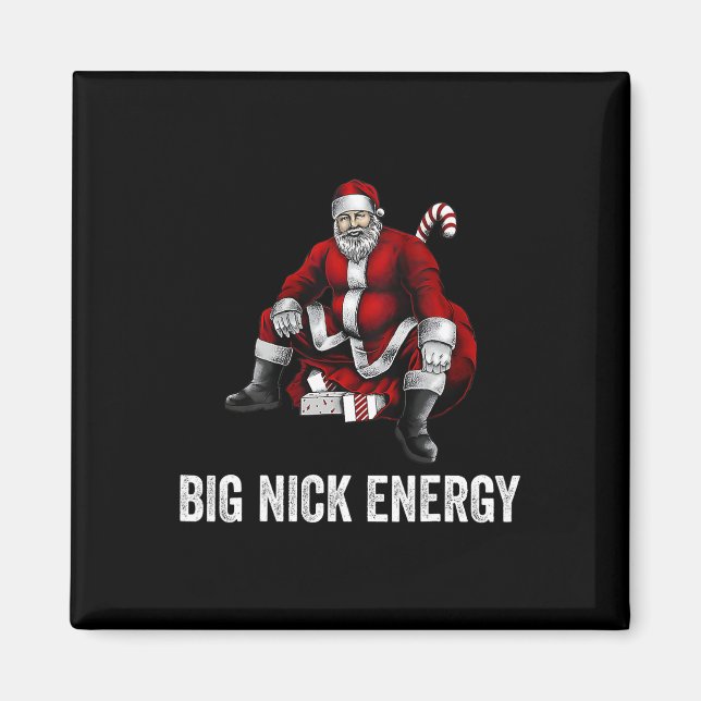 Aimant Big Nick Energy Fun Père Noël Noël 3 (Devant)