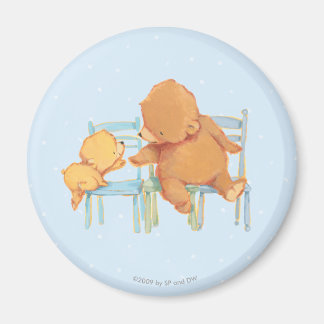 Aimant Big Ours Brown Aide Petit Ours Jaune