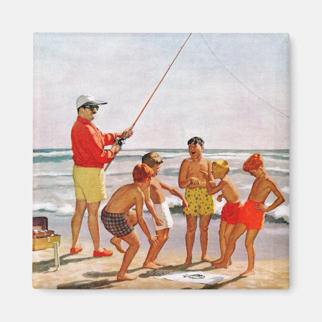 Aimant Big Pole Little Fish par Richard Sargent (Devant)