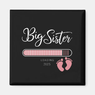 Aimant Big Sister 2025 Chargement de Faire-part de grosse