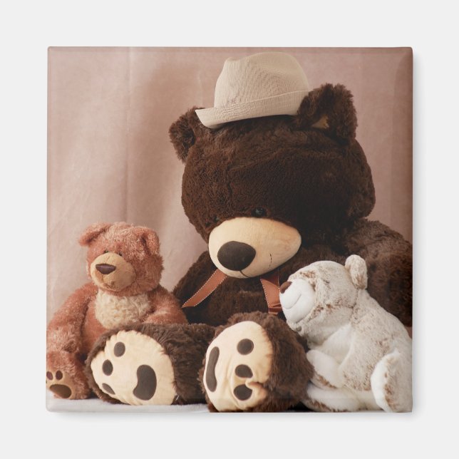 Aimant Big Teddy Bear Family Foto 3 (Devant)
