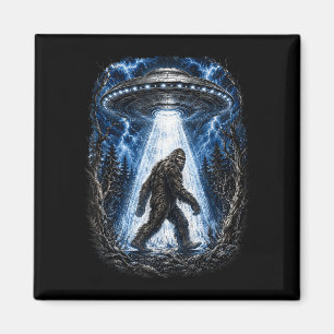 Aimant Bigfoot ovni extraterrestre enlèvement drôle sasqu