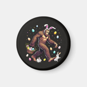 Aimant Bigfoot Pâques Jour Drôle Sasquatch