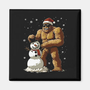 Aimant Bigfoot Père Noël Snowman Garçons Hommes Noël Noël