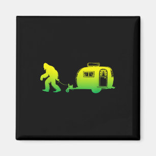 Aimant Bigfoot Rv Motorhome Camping Sasquatch Campervan G