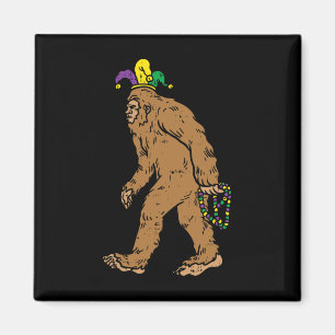 Aimant Bigfoot Sasquatsh Jester perles Casquettes drôle M