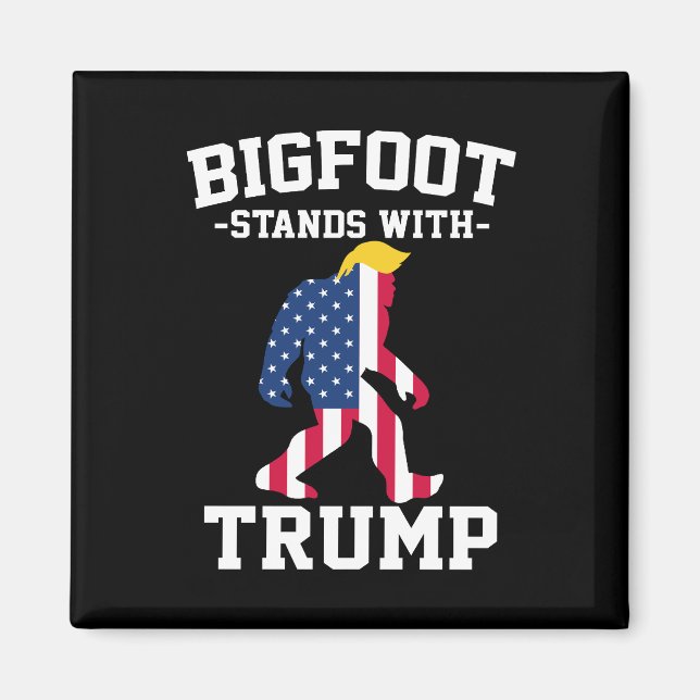 Aimant Bigfoot Se Déplace Avec Les Élections Trump De 202 (Devant)